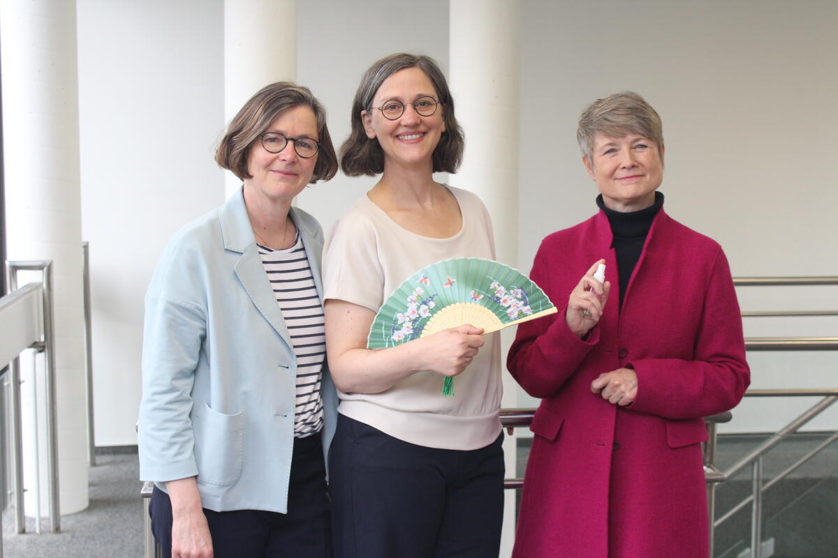 Hitzeschutz: Dr. Christine Schwill, Anne Schluck, Dr. Gisa Andresen