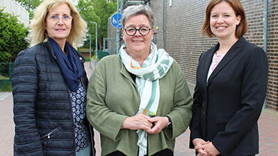 Ulrike Hammad-Greiff, Birte Pauls und Lena Radtke (von links). 